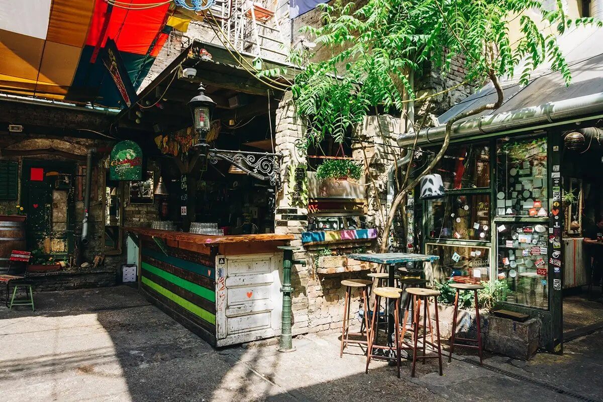 Szimpla Kert was the first Ruin Bar and it's still one of the best ruins bars in Budapest.