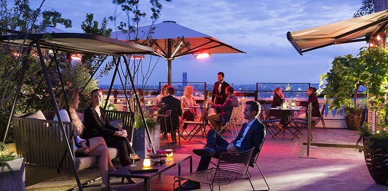 Best Rooftop Bars in Paris | 7e ciel rooftop bar paris