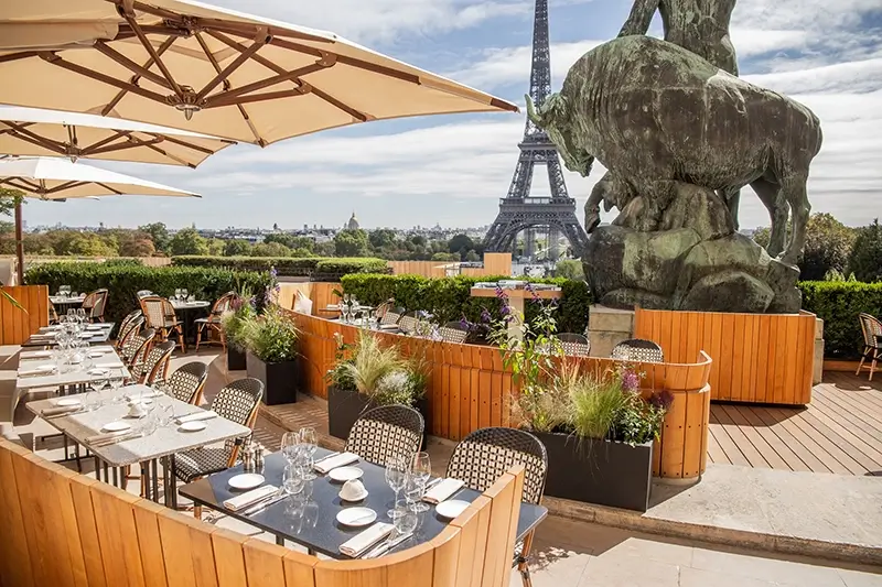 Cafe de lhomme Rooftop Bar Paris